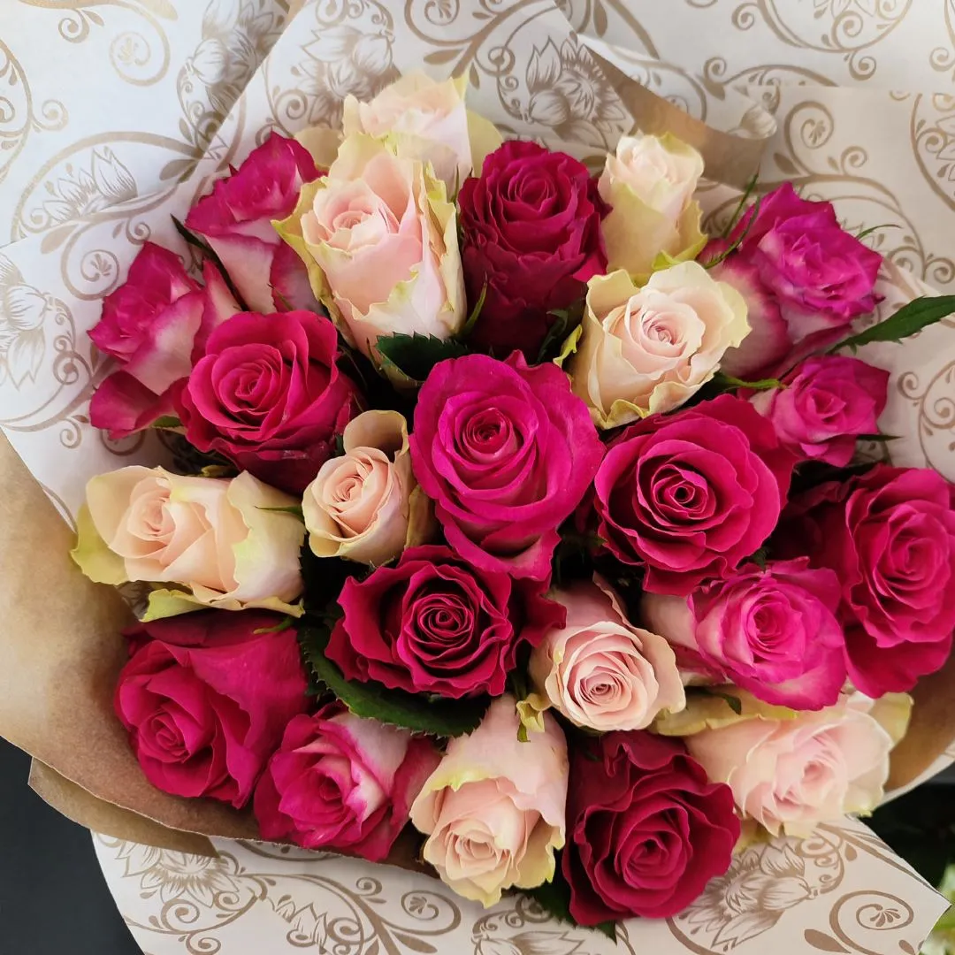 Bouquet Ciao25! 25 Rose coloratissime - immagine 3