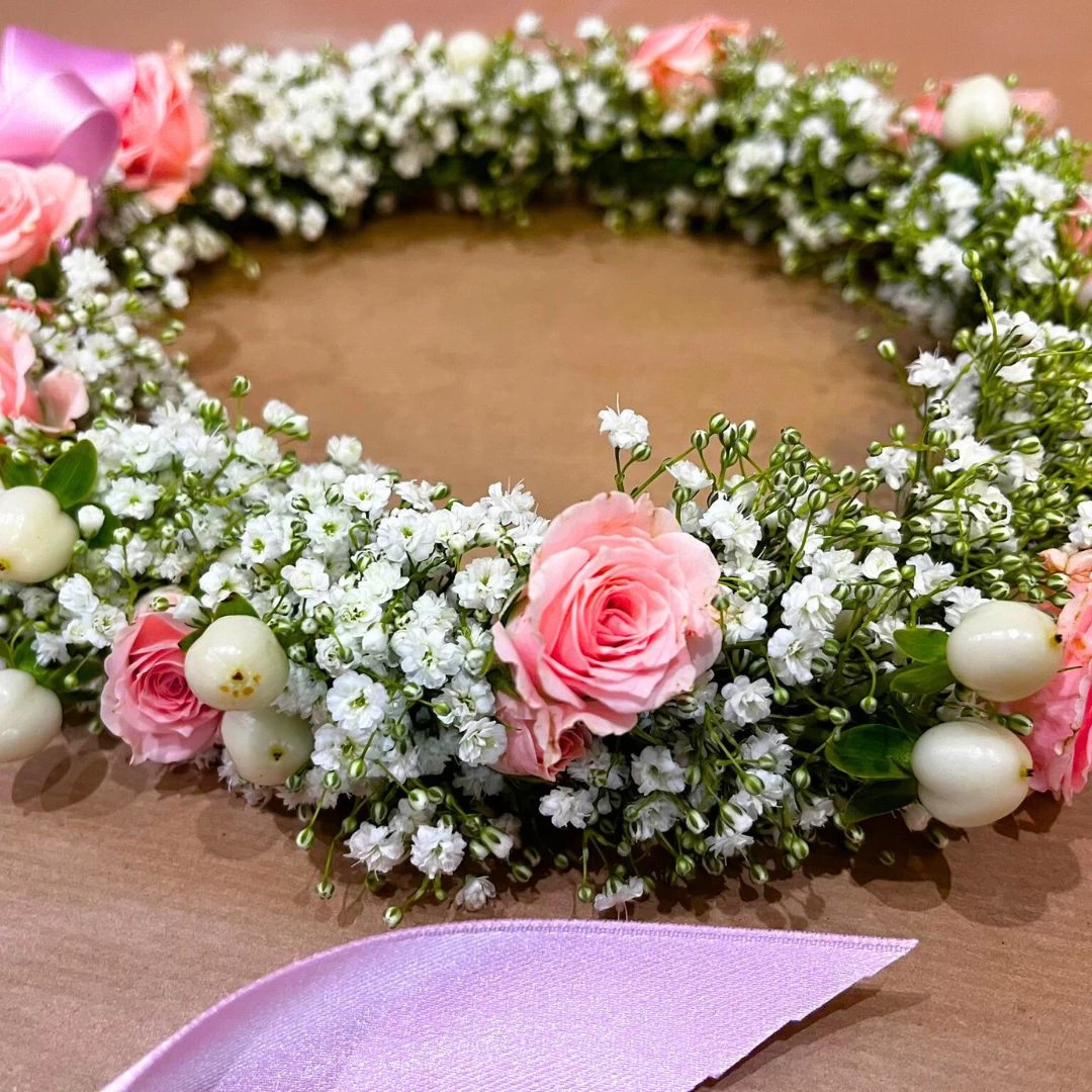 Coroncina Gypso Rosa