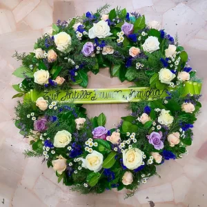 corona funebre affetto eterno