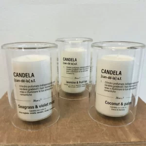 Candela profumata in vetro
