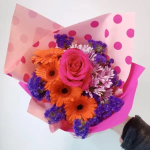 Bouquet Hip-Hop per Saggi di Danza - Fiori Colorati e Vivaci Amorillo